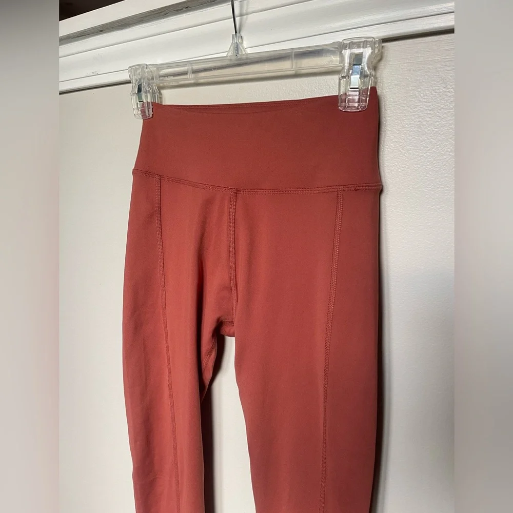 Madewell MWL orange rust leggings high waist S